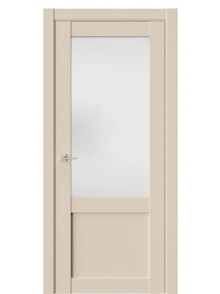 Двери WestStyle  NR4  Лазурный Песок /Белое Сатинат ДО