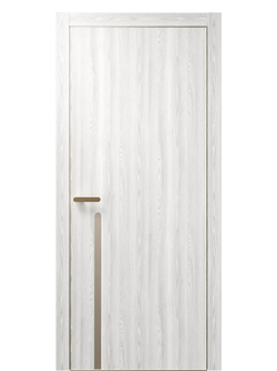 Двери WestStyle  "IN М1.1" Клен Айс /молдинг /алюм.кромка  ДГ