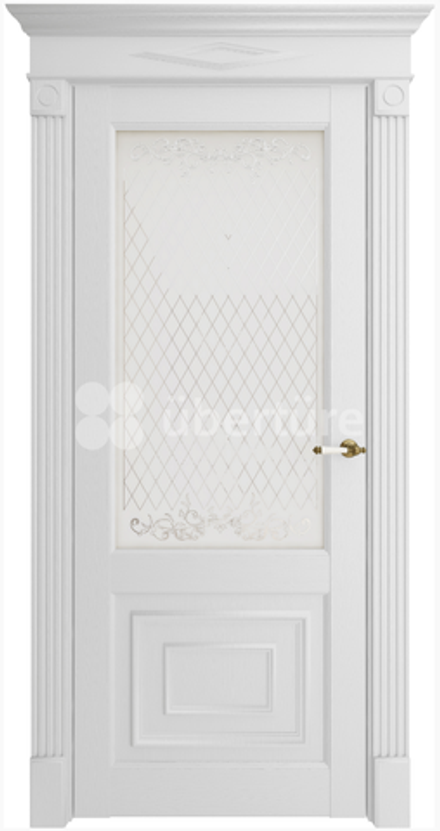 Межкомнатные двери UBERTURE "Флоренция" Серена белый (ДО)