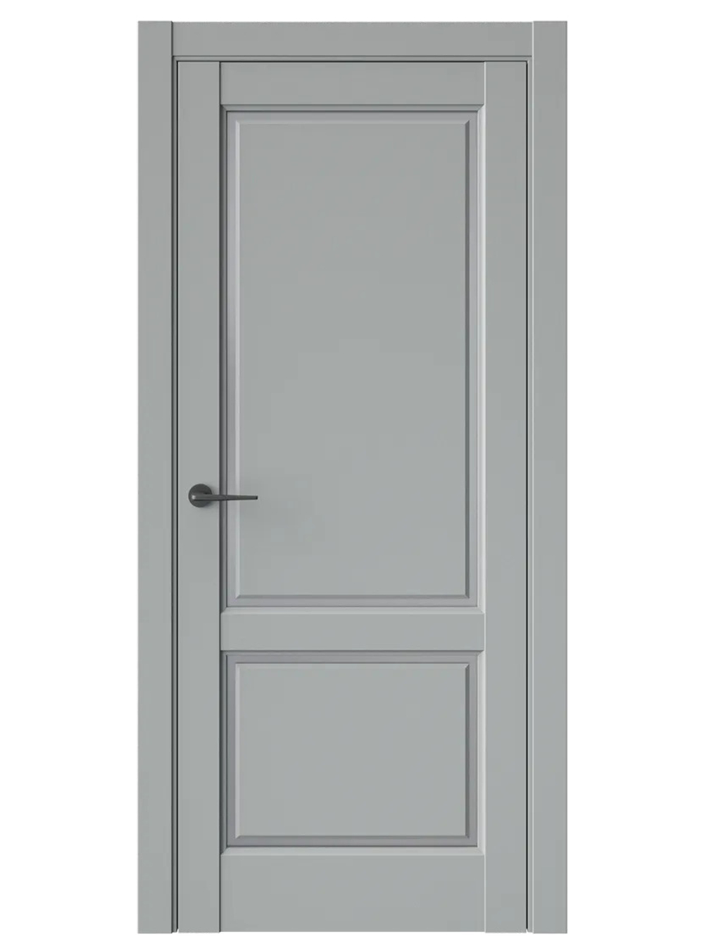 Двери WestStyle  LVT 3 Серая Гавань/ Графит Сатинат ДО