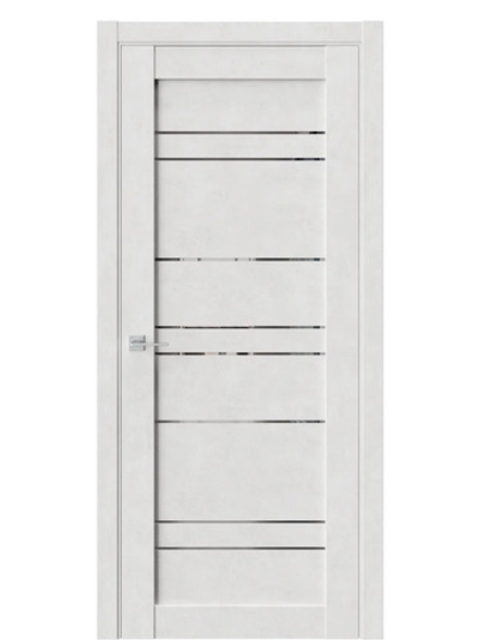 Двери WestStyle  "CZ 6 Бетон лайт/зеркало графит ДО