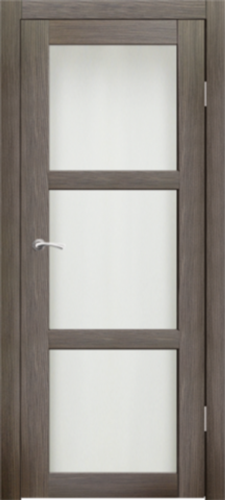 Межкомнатные двери SYNERGY  "Гарде" Акация темная ДО (Сатинат матовое)