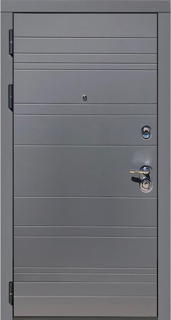 Сейф-двери сударь мд-39 серая матовая/серая матовая