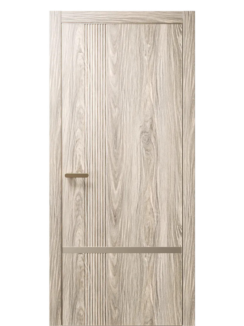 Двери WestStyle  "IN Miavi M" Дуб Мюнстер /молдинг /алюм.кромка  ДГ