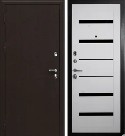 Сейф-дверь sidoorov s-100 3км антик серебро темное/пекин белый черное стекло zb