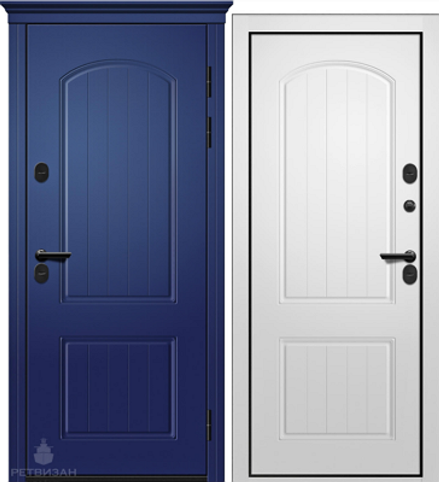 СЕЙФ-ДВЕРИ Триера-200 NEW Холст белый/Холст белый