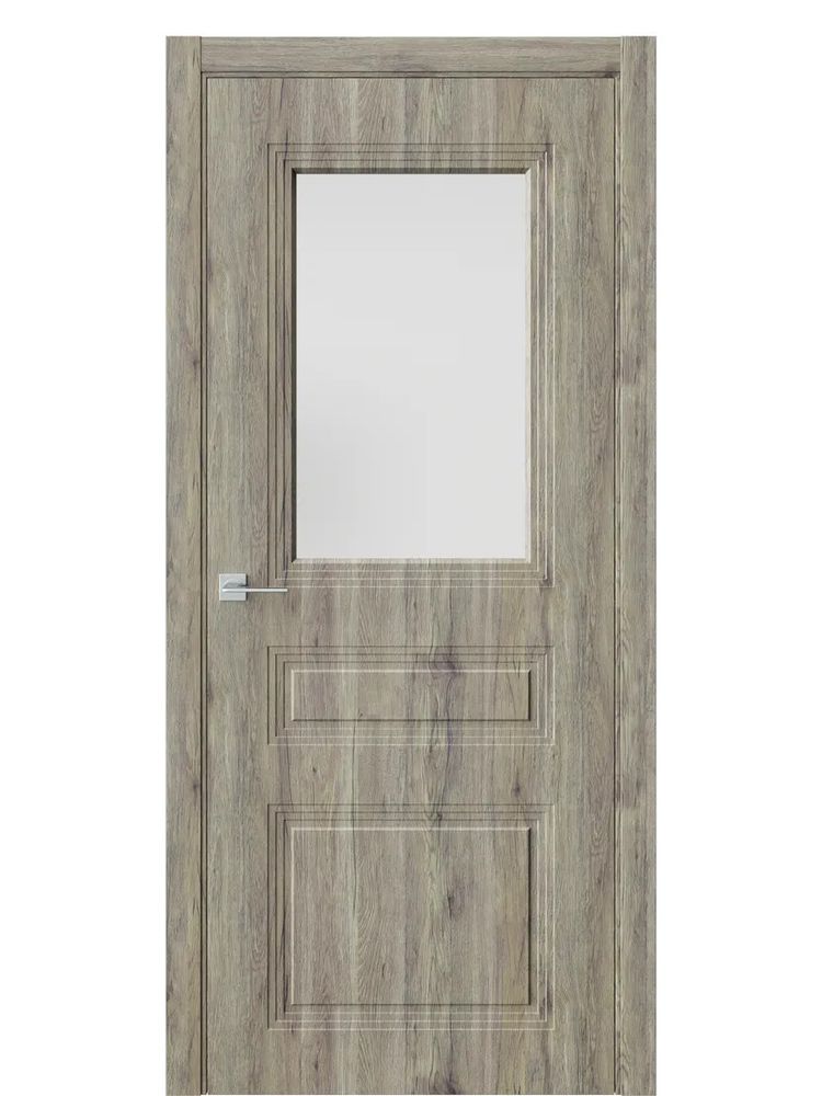 Двери WestStyle  Monte 8 Дуб Эссе /Белое Сатинат ДО