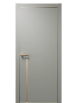 Двери WestStyle  "IN М1.1" Морская Галька /молдинг /алюм.кромка  ДГ