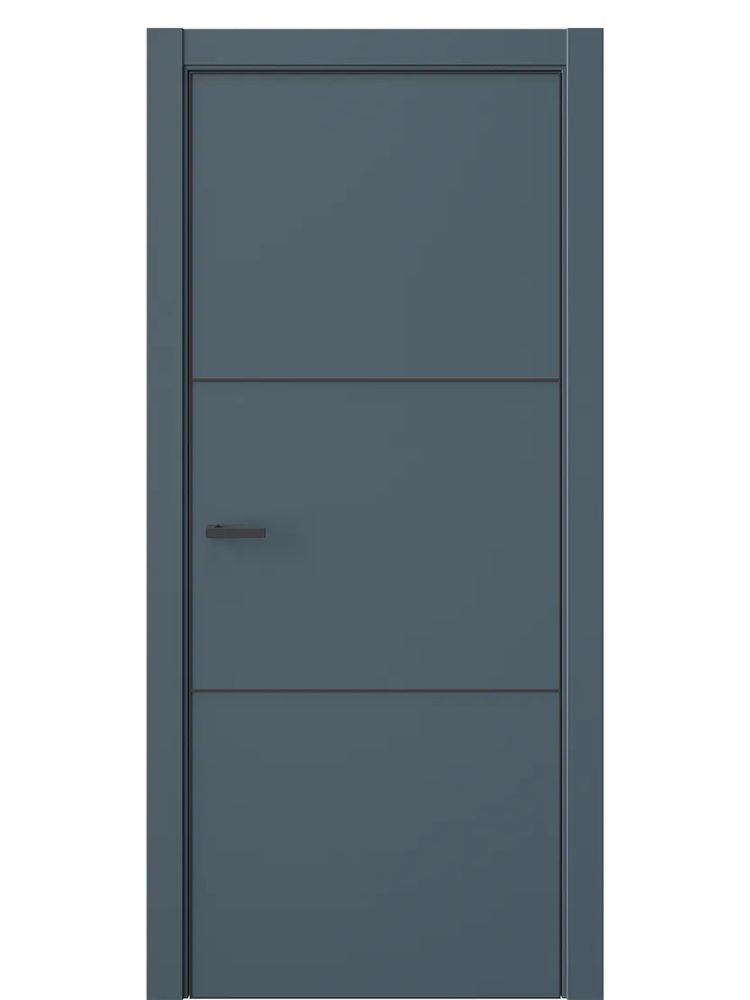 Двери WestStyle  "IN 26" Океанская Волна /алюм.кромка  ДГ