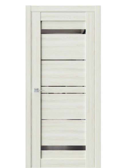 Двери WestStyle  "CZ 4 Клен крем/зеркало графит ДО