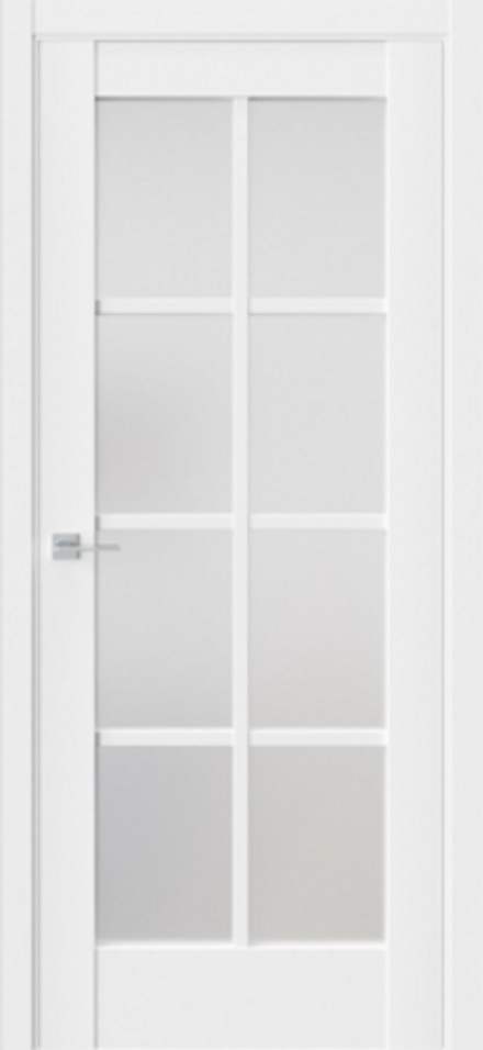 Межкомнатные двери WestStyle "Z2" Белый EmLayer/Белое сатинат (ДО)