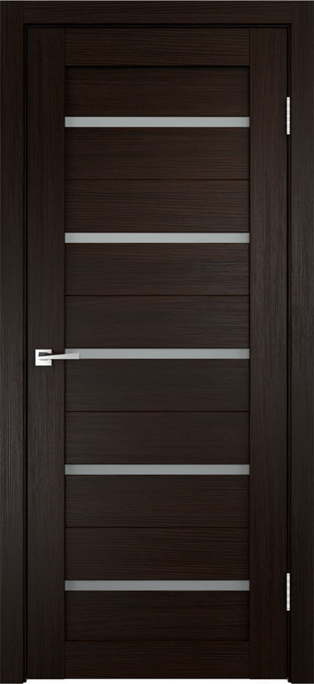 Межкомнатные двери VELLDORIS "Duplex" Венге стекло Matelux ДО