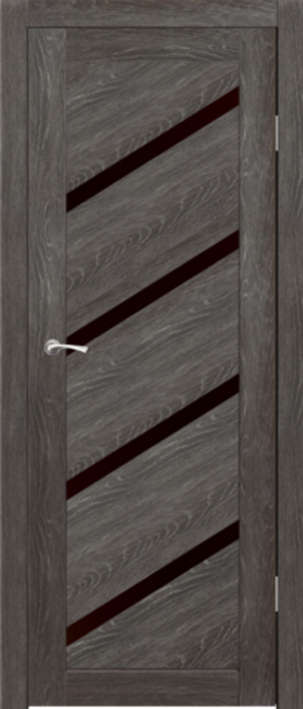 Межкомнатные двери SYNERGY "Мелодия" ДО Гранит (Лакобель черное)