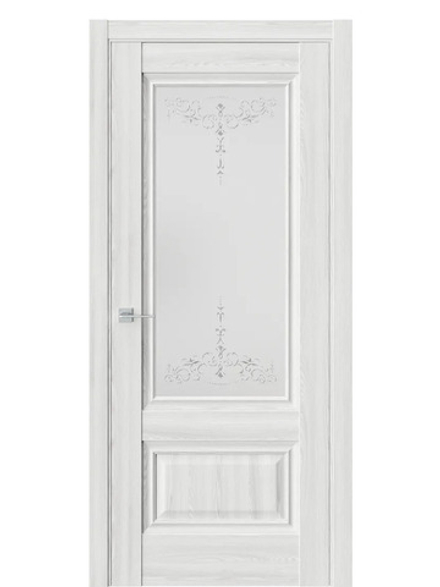 Двери WestStyle  "Ch 8"  Клен айс/ белое сатинат ДО