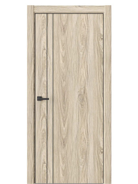 Двери WestStyle  "IN 40" Дуб Мюнстер /алюм.кромка  ДГ