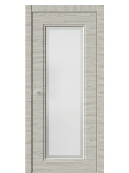 Двери WestStyle Eliss 2 Дуб малибу горизонт /белое сатинат  ДО