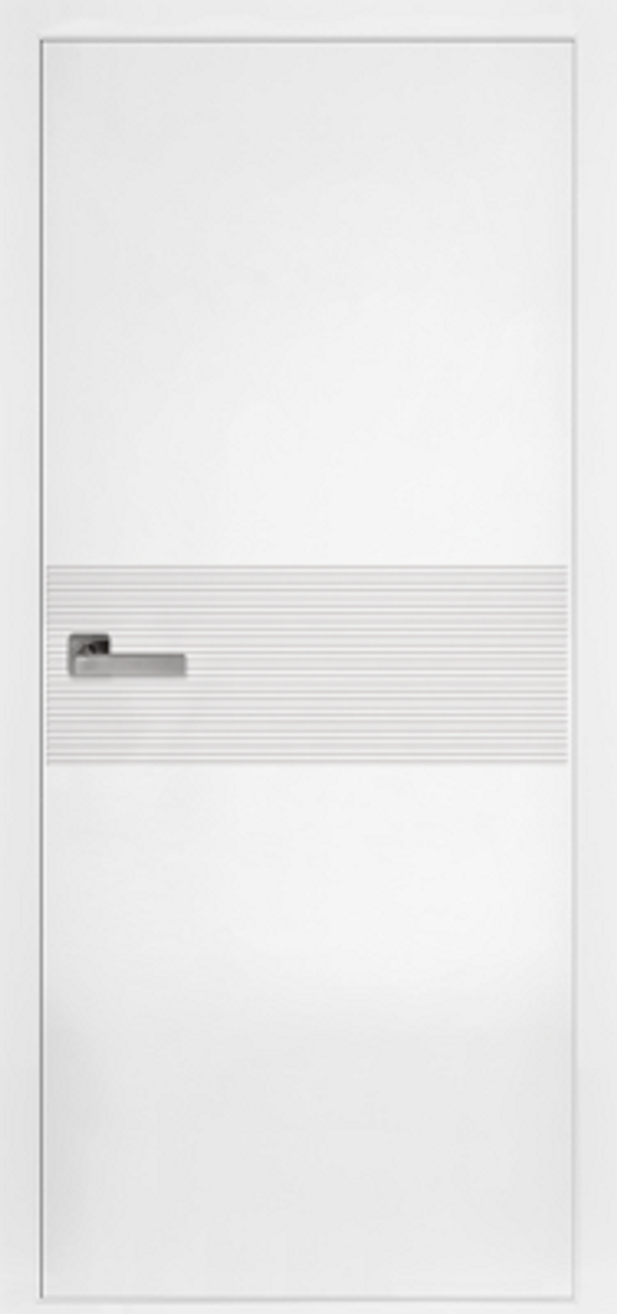 Межкомнатные двери S-2 Эмалит белый (ДГ)