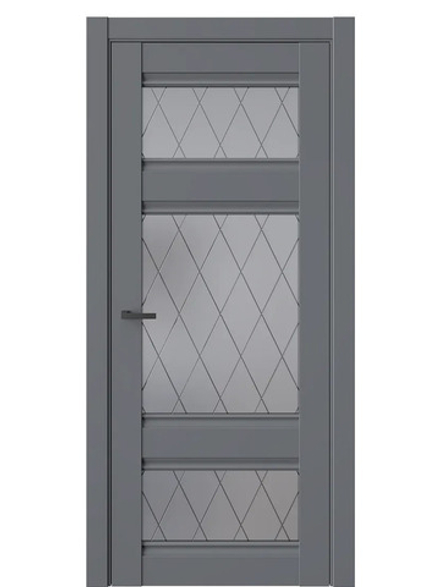 Двери WestStyle  "ChЕ 10" Горный Камень/ графит сатинат  ДО