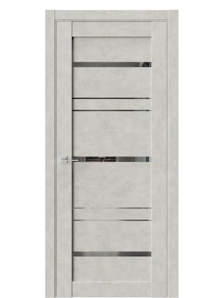 Двери WestStyle  "CZ 8 Бетон смоки/зеркало графит ДО