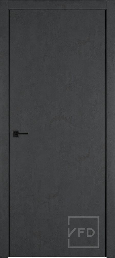 Межкомнатные двери ВФД "URBAN Z" Jet Loft /Black Edge (Алюминиевая кромка) ДГ