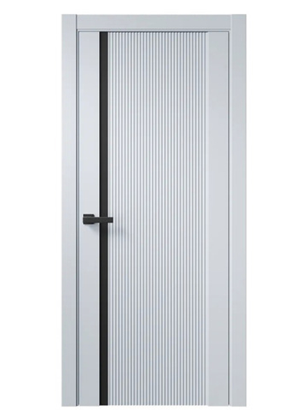 Двери WestStyle F30 F Белая ночь /Черное сатин Matelac  ДО