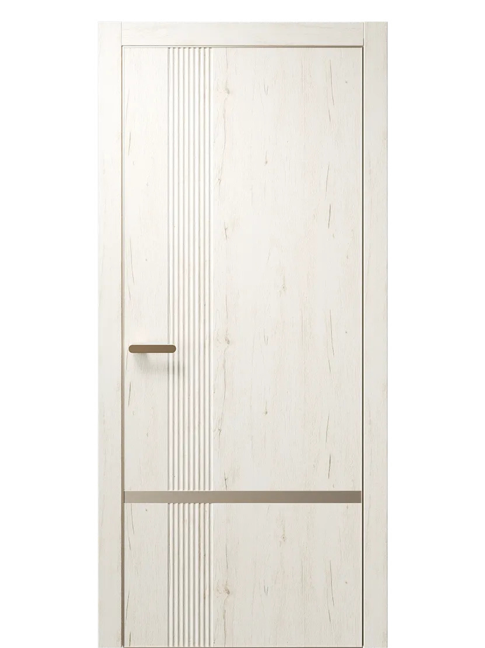 Двери WestStyle  "IN Miavi M" Дуб Джентл /молдинг /алюм.кромка  ДГ