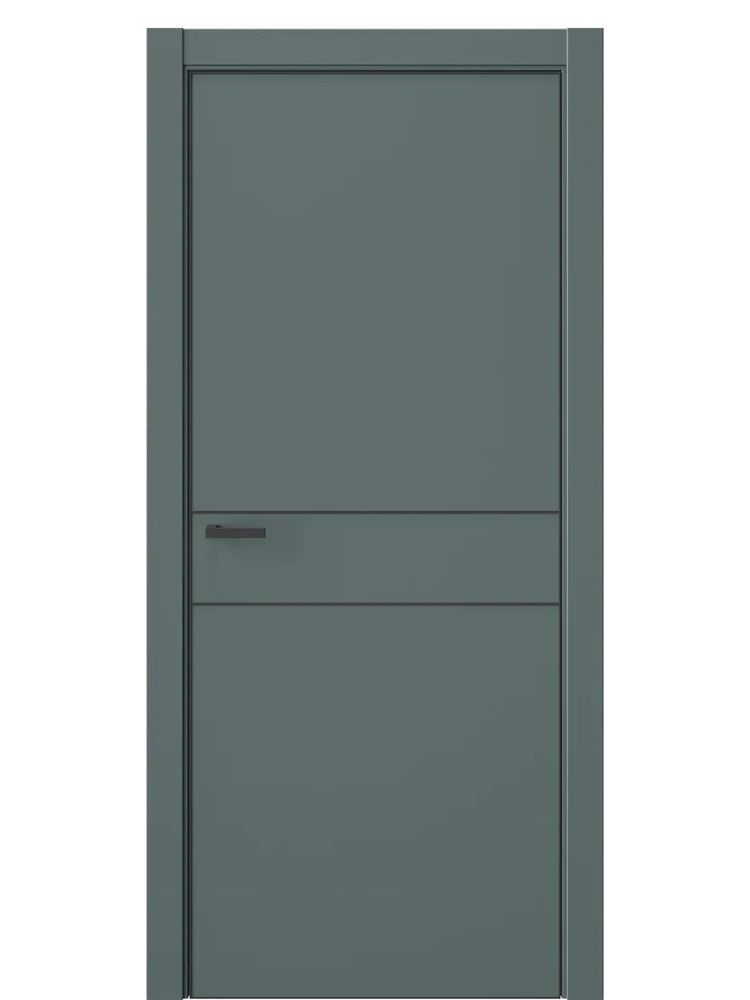 Двери WestStyle  "IN 20" Нефритовый Сад /алюм.кромка  ДГ