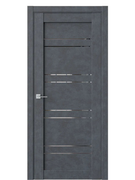 Двери WestStyle  "CZ 7 Бетон маренго/зеркало графит ДО