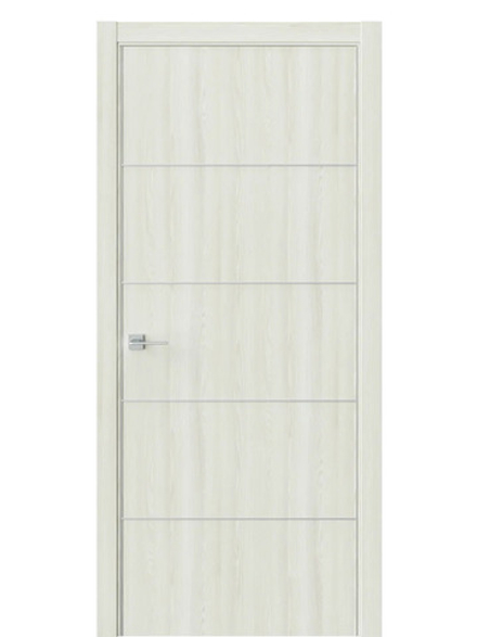 Двери WestStyle  "IN 27" Клен Крем /алюм.кромка  ДГ