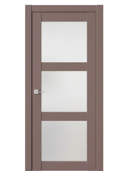 Двери WestStyle  NR6  Милкшейк /Белое Сатинат ДО