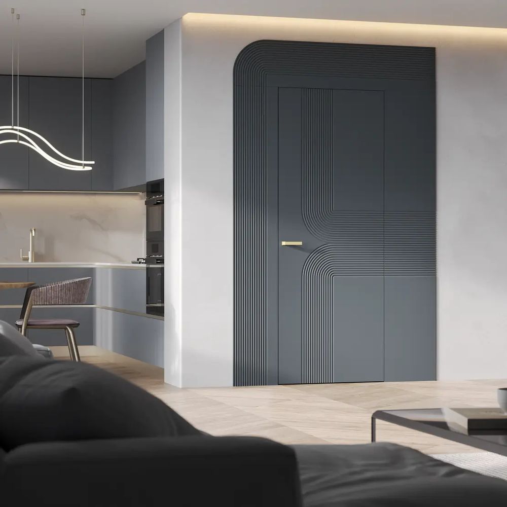 Двери WestStyle  Molis 1 RAL 9003 Белый ДГ