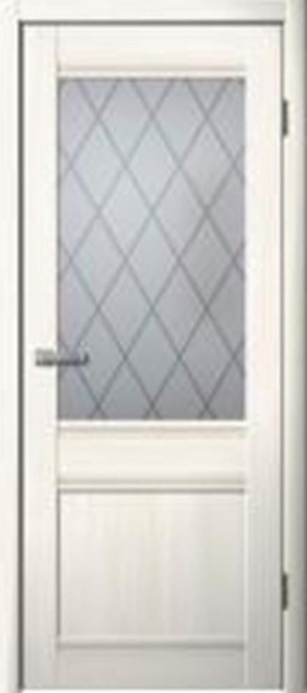 Межкомнатные двери царговые "ЦДО 290" Палермо/Ромб сатин ДО