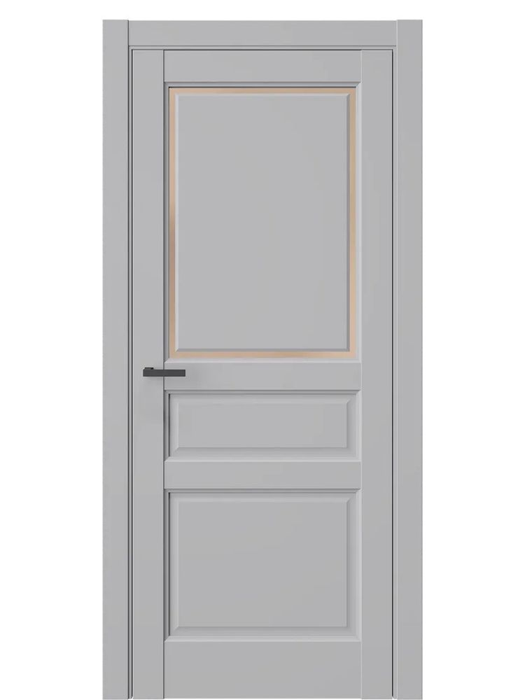 Двери WestStyle  LVT 5Е Макиато/ Бронза Сатинат ДО