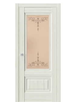 Двери WestStyle  "Ch 8"  Клен крем/ бронза сатинат ДО