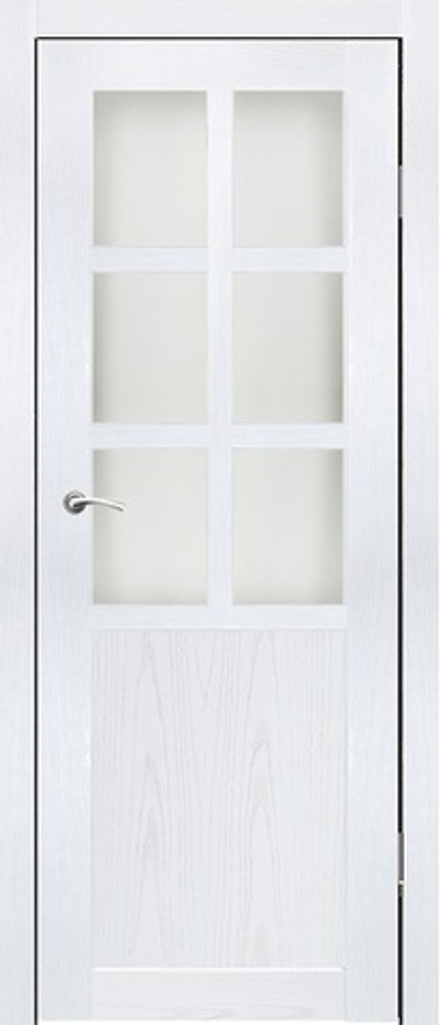 Межкомнатные двери SYNERGY  "Верона 1" ДО Бетон бежевый (Сатинат матовое)