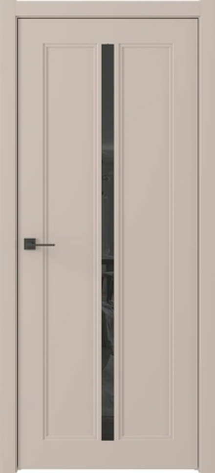 Двери Universe "Персей 10  Modern (вставка лакобель черное)