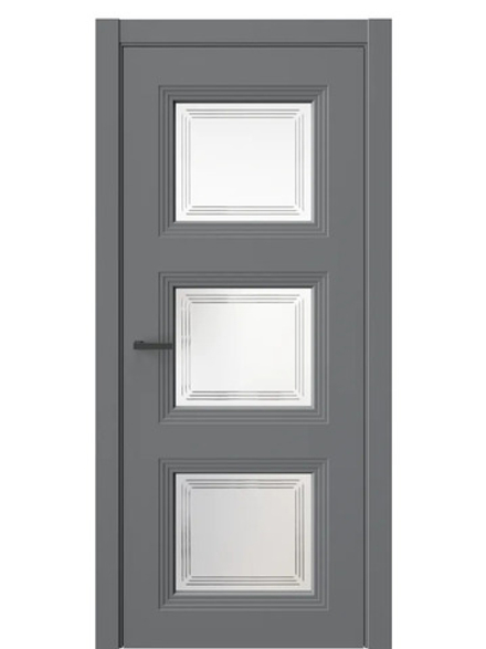 Двери WestStyle  Monte 6 Альпийская Ночь /Белое Сатинат ДО