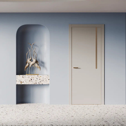 Двери WestStyle  "IN М1.2" Клен Крем /молдинг /алюм.кромка  ДГ