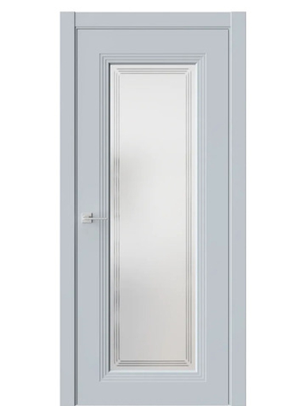 Двери WestStyle  Monte 2 Белая Ночь /Белое Сатинат ДО