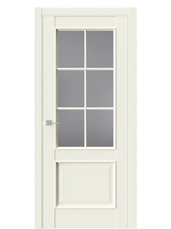 Двери WestStyle En 6 Emlayer бежевый / Графит Сатинат  ДО