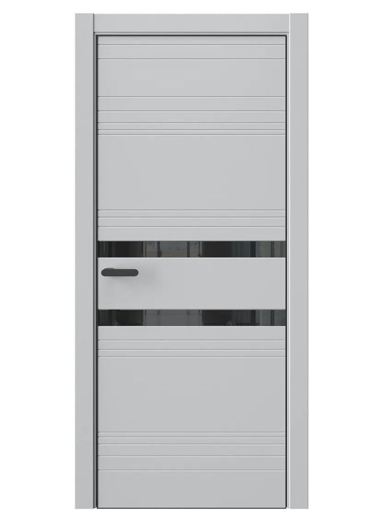 Двери WestStyle  "IN 13" Агатовое Сияние /Чёрное Lacobel /алюм.кромка  ДО