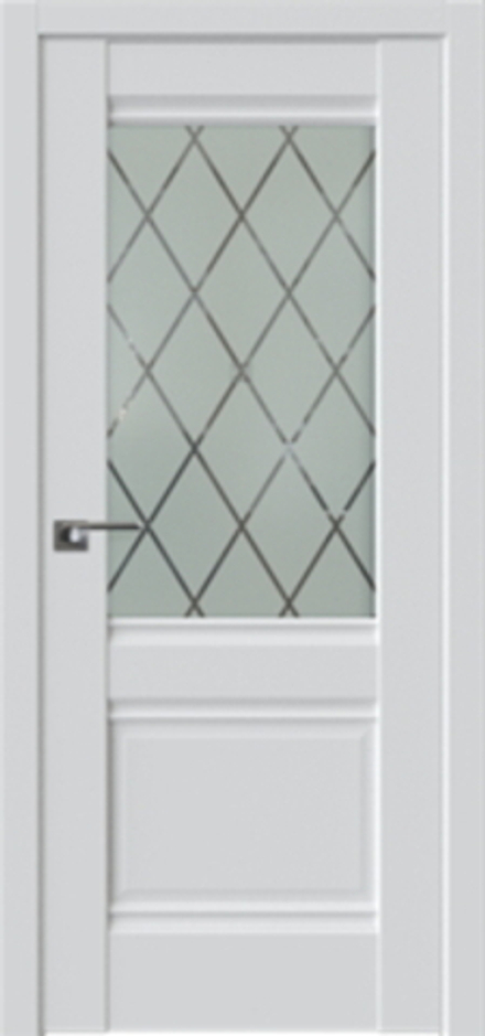 Межкомнатные двери ДУБРАВА "ОМЕГА 2U" ДО SOFT TOUCH Белый