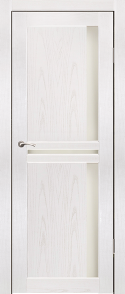 Межкомнатные двери SYNERGY "Эль Порте" Ясень снежный (Сатинат матовое)