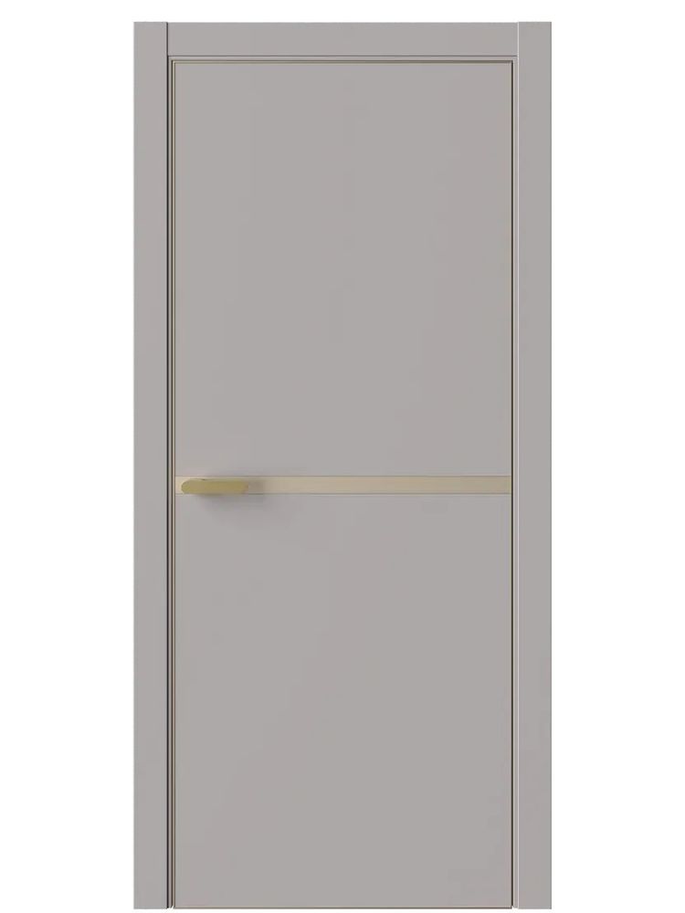 Двери WestStyle  "IN Flain 5" Макиато /молдинг /алюм.кромка  ДГ