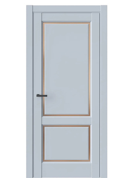 Двери WestStyle  LVT 3 Белая Ночь/ Бронза Сатинат ДО