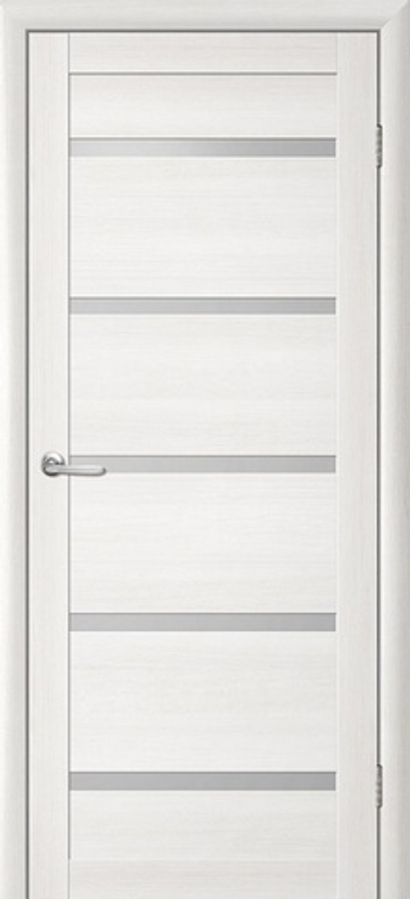 Межкомнатные двери АРГУС "Александра" (ДО) Белая лиственница/Сатин