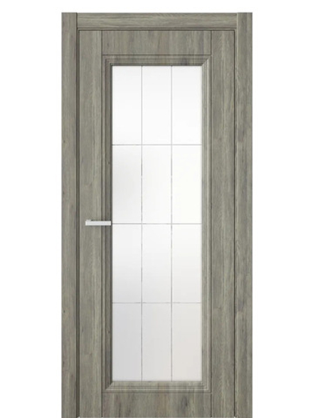 Двери WestStyle  Demiss 2  Дуб Эссе / белое сатинат ДО