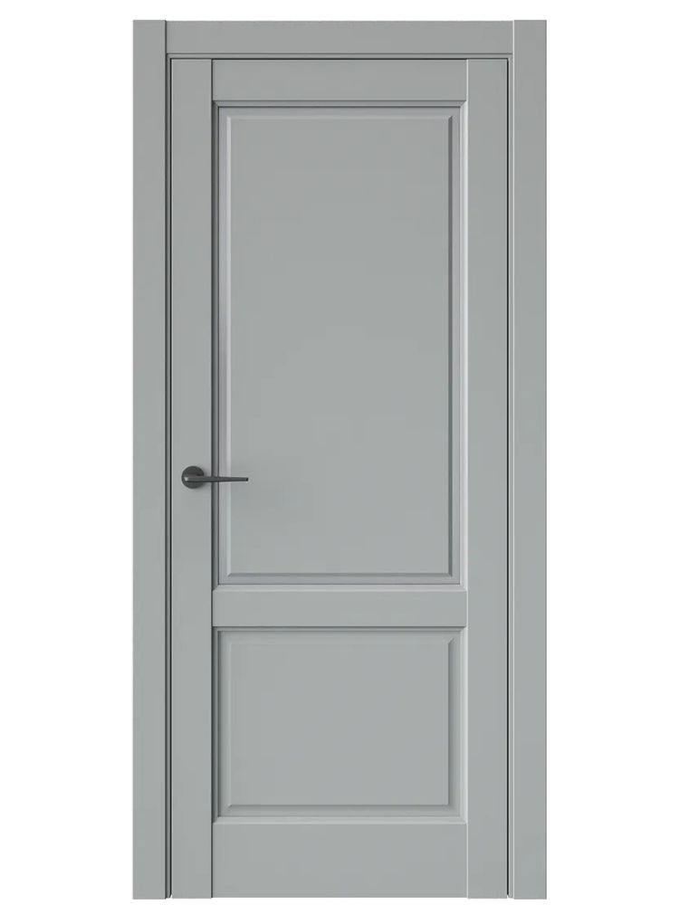 Двери WestStyle  LVT 3Е Серая Гавань/ Графит Сатинат ДО