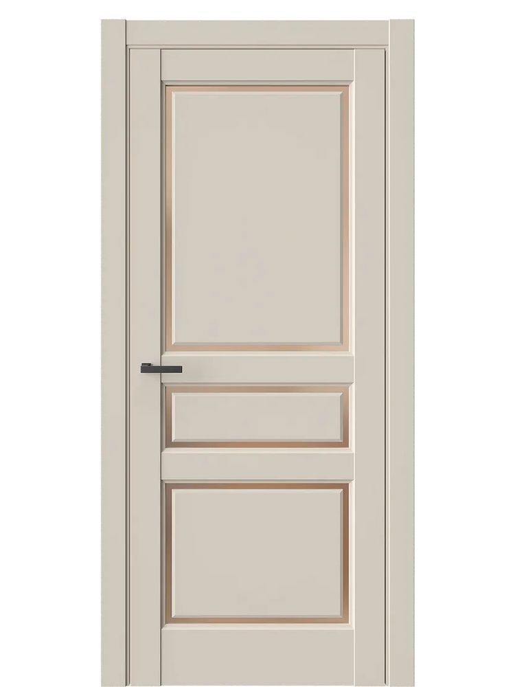 Двери WestStyle  LVT 5 Лазурный Песок/ Бронза Сатинат ДО