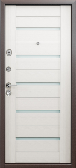 Сейф-дверь страж  "3к-techno" беленый дуб